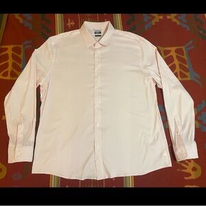 Faherty Reserve The Movement Shirt Mens Light Pink Long Sleeve Button Up XXL